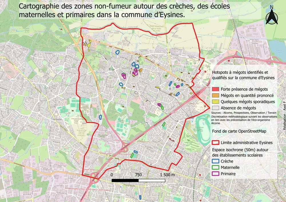 Zones non-fumeur autour des écoles : un périmètre de 50 mètres autour des crèches et des écoles.